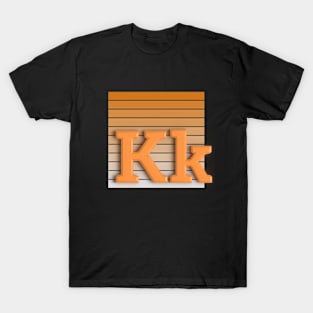 K - letter T-Shirt